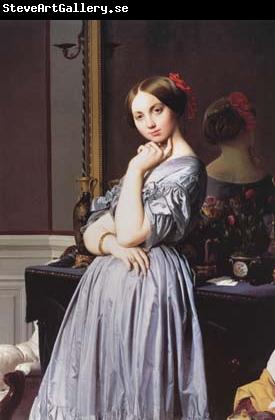 Jean Auguste Dominique Ingres Portrait of Vicomtesse Louise-Albertine d'Haussonville (mk04)